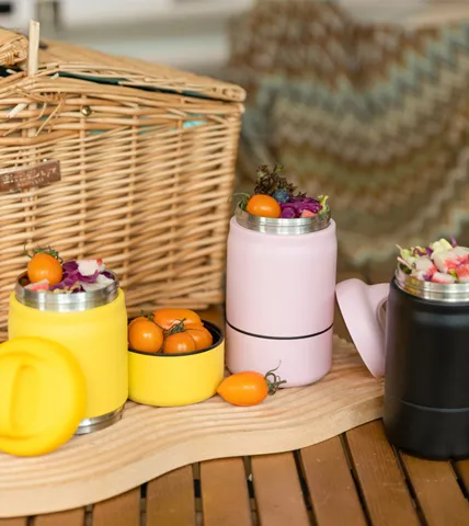 304 Stainless Steel Lunch Box with Handle Lid 13753B