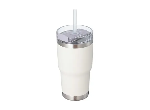 2-in-1 Straw and Flip-Top Insulated Tumbler 19472A
